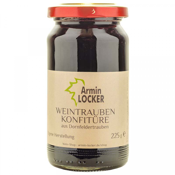 Weintraubenkonfitüre aus Dornfeldertrauben - Armin Locker Wein-Shop