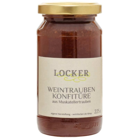 Weintraubenkonfitüre aus 100% Muskatellertrauben